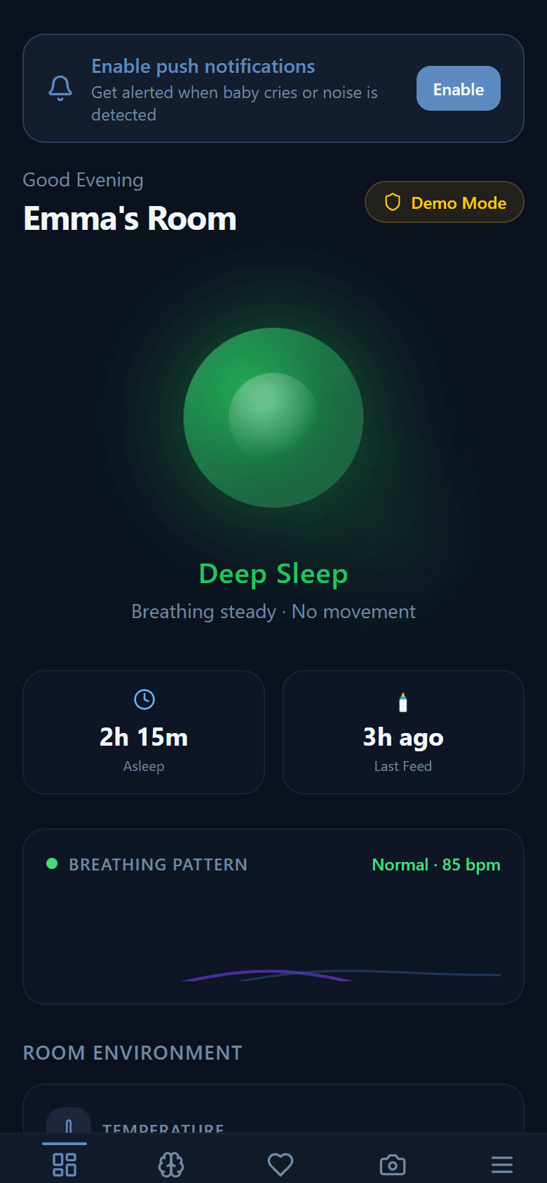 Cumulus app: Live status